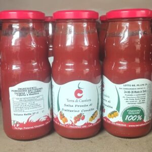 Salsa pronta di Datterino condita cipolla e basilico da 37cl