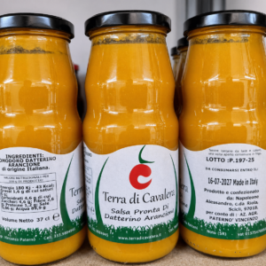 Salsa pronta di datterino arancione in vasetti Terra di Cavalera