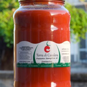 Passata semplice di Datterino Rosso da 3 litri. Box da 4 boccioni