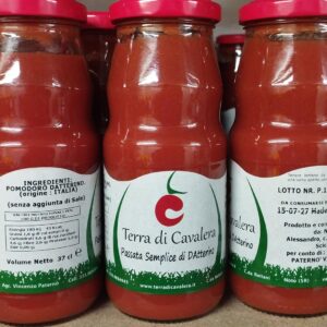 Passata semplice di Datterino da 37 cl. Box da 12 bottiglie